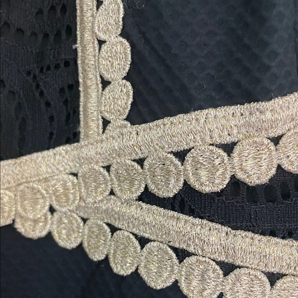 Lilly Pulitzer Black and Gold Dress - Picture 3 of 5